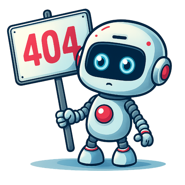 404 error, page not found